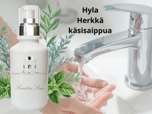 21190 HYLA Herkkä saippua kauniissa kestävässä posliinipullossa