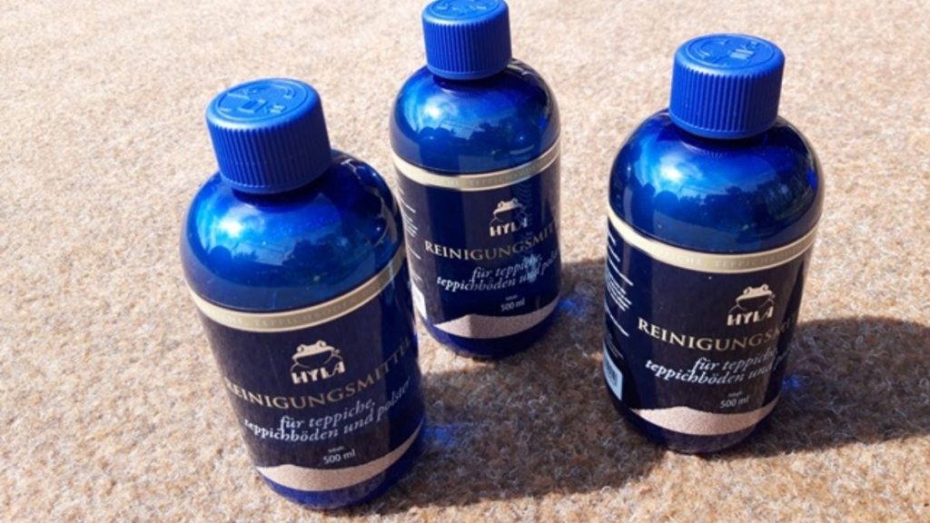 Mattojen, tekstiilien ja verhoilun pesuaine