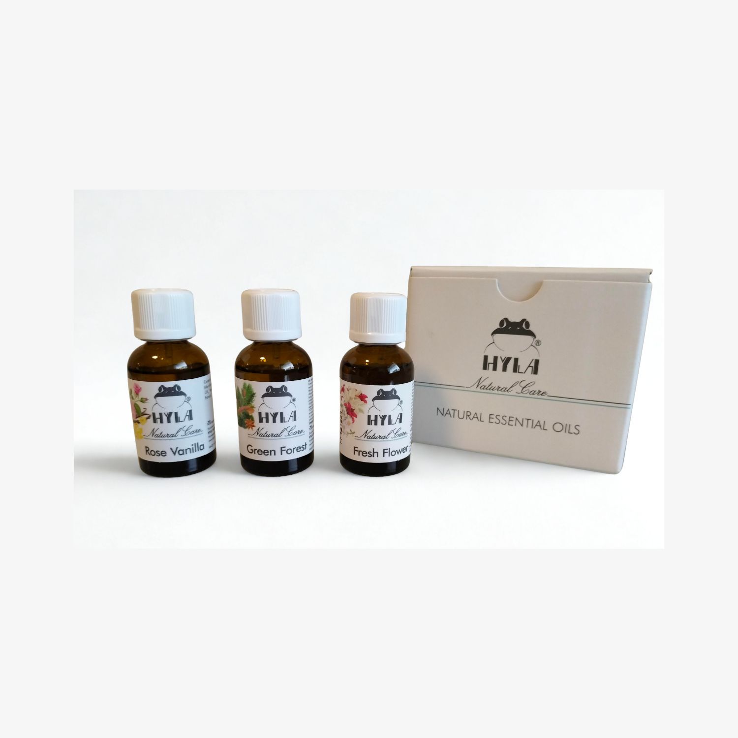 Rose Vanilla, Green Forest ja Fresh Flower A