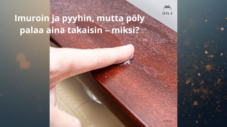 Pölypussit siivouksessa, pölypilvet