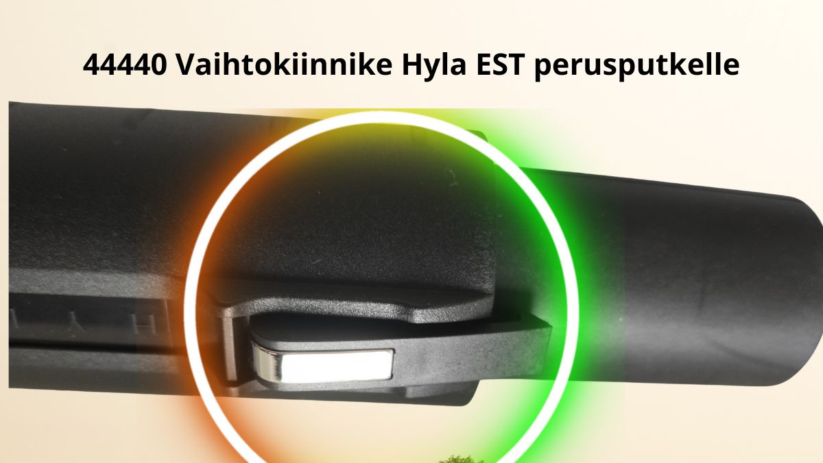 44440 Musta klipsisetti HYLA EST -perusputkeen (2 kpl) - Image 2