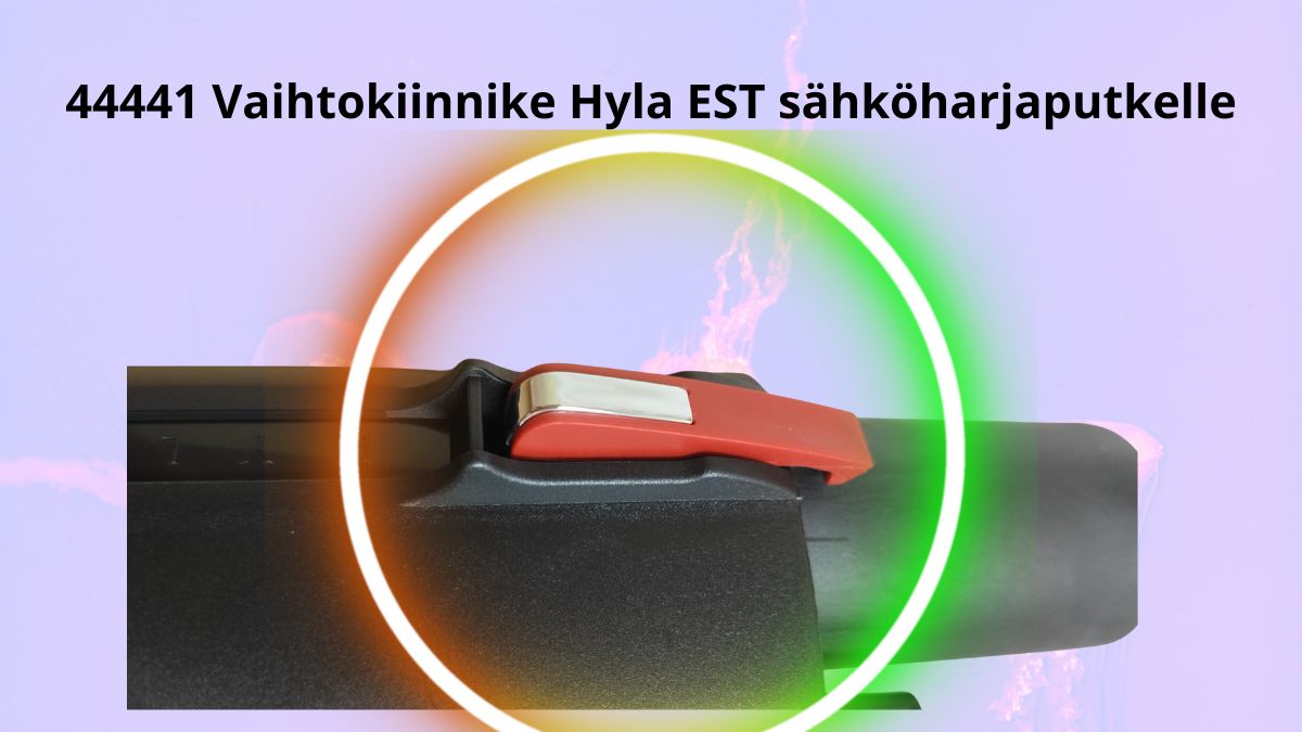 44441 Punainen klipsisetti HYLA EST sähkömoottoriharjan putkeen (2 kpl) - Image 4