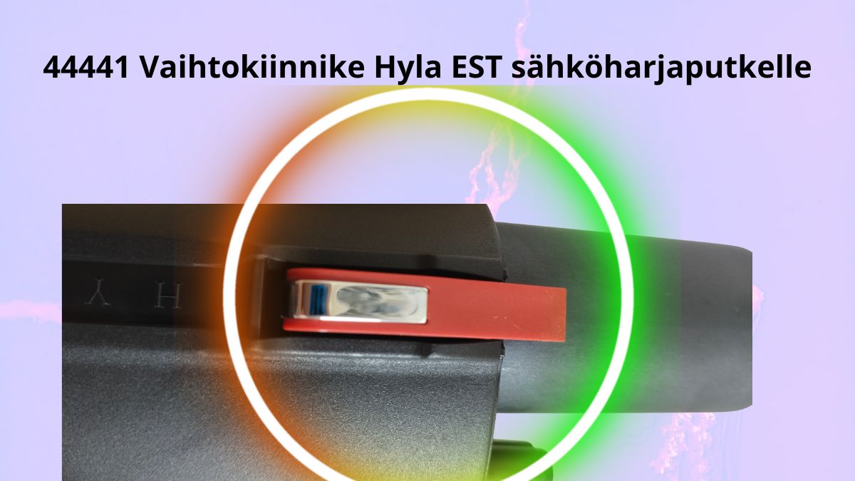 44441 Punainen klipsisetti HYLA EST sähkömoottoriharjan putkeen (2 kpl) - Image 2