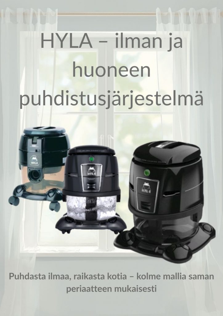 Hyla ekirja – Ilman ja huoneen puhdistusjärjestelmä