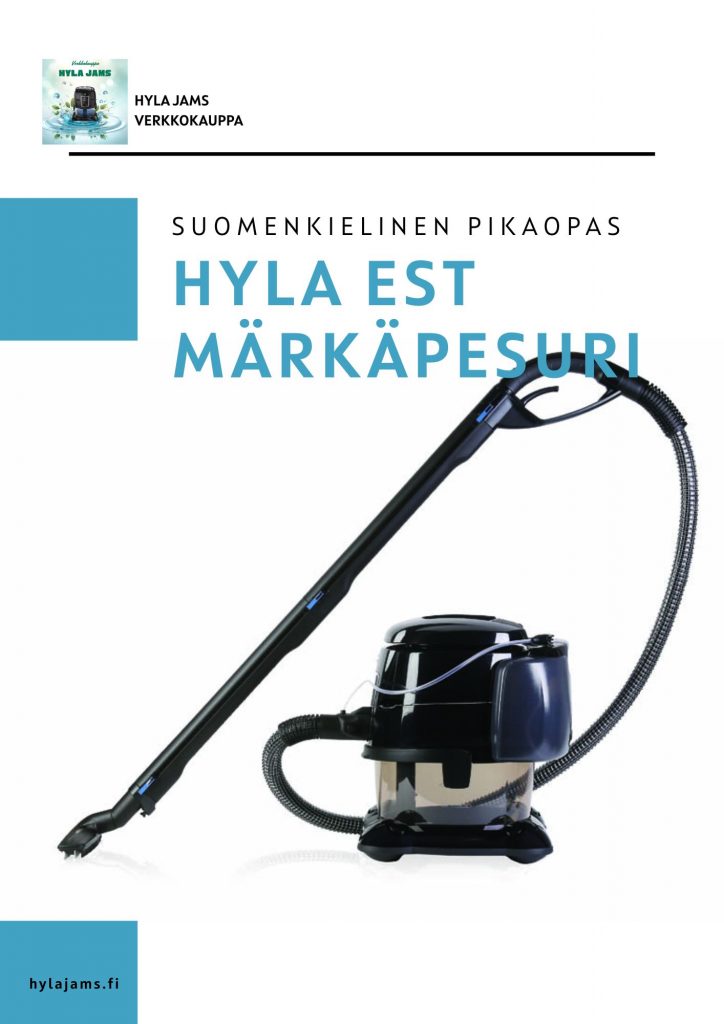 HYLA EST Märkäpesurin – Suomenkielinen pikaopas Kansi